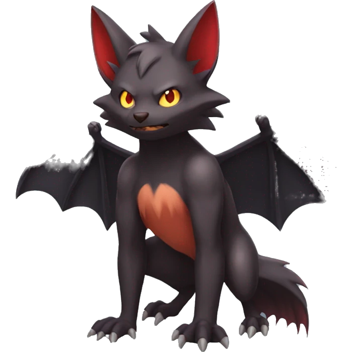 Bat-Torracat-Zoroark full body emoji