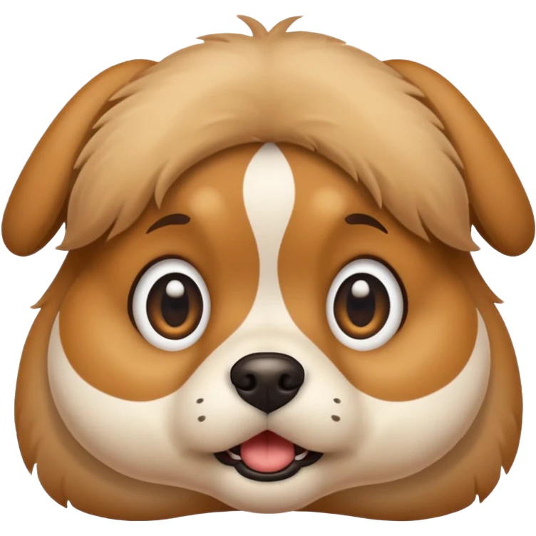 Chien choqué  emoji