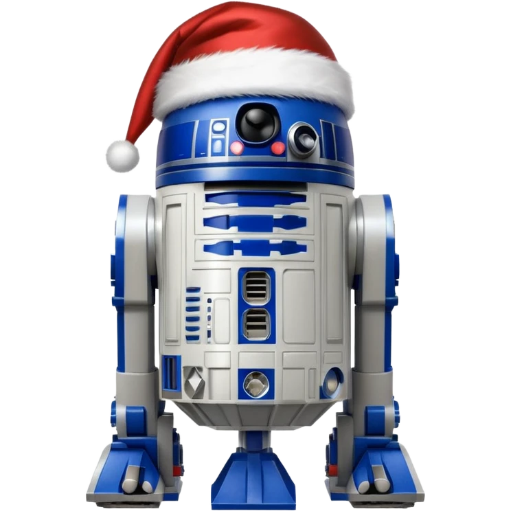 r2d2 santa emoji