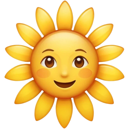 sunny emoji