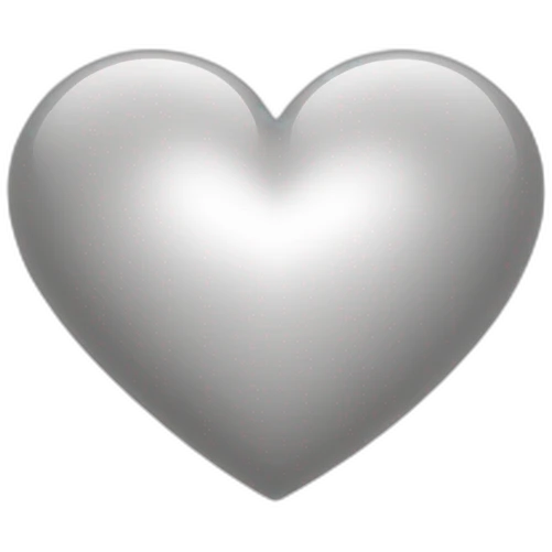 heart icon colorless emoji