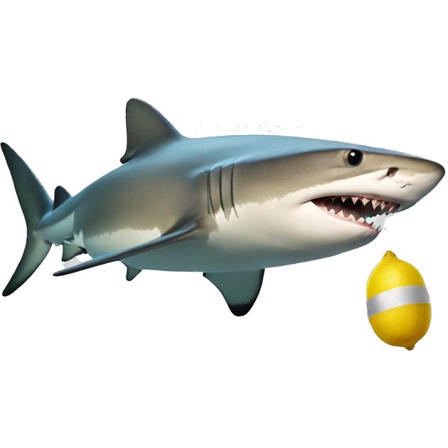 Lemon shark emoji
