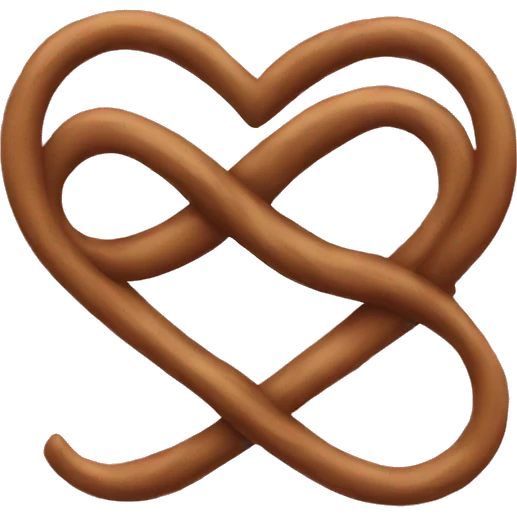 infinity with heart emoji