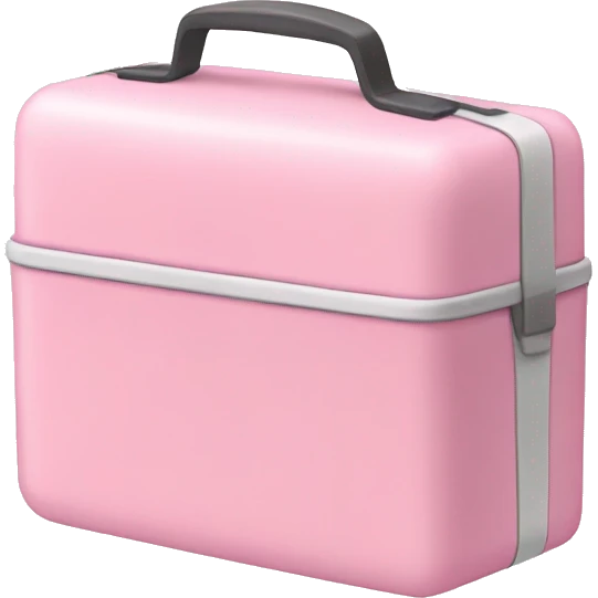 Light pink lunchbox  emoji