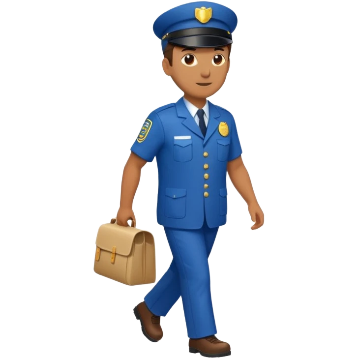 mailman full body walking emoji