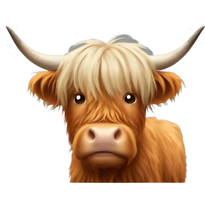 Highland cow emoji
