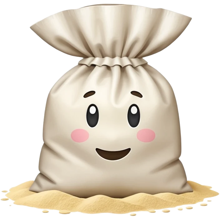 open flour bag emoji