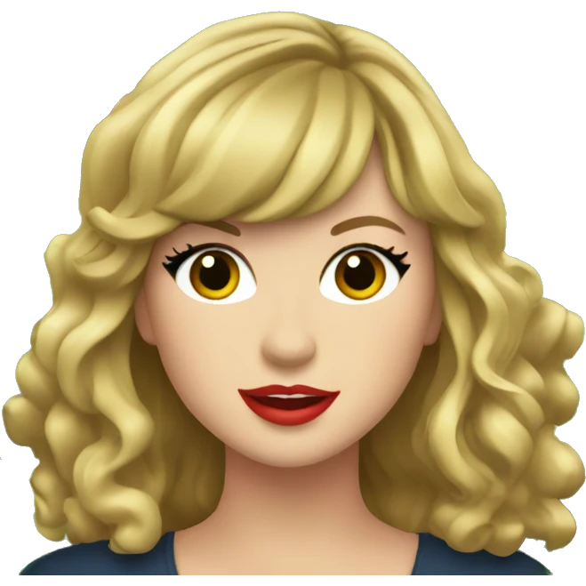 Christmas tree farm with Taylor Swift emoji