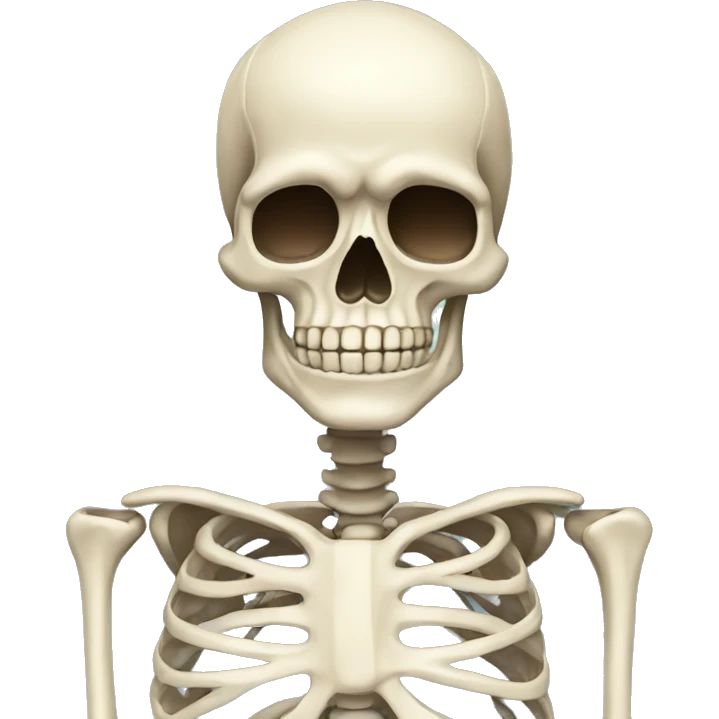 human skeleton emoji