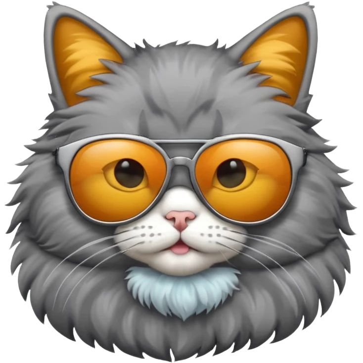 Cat wearing sunglasses emoji