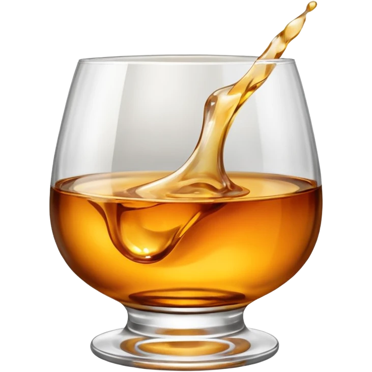 Whisky glass emoji
