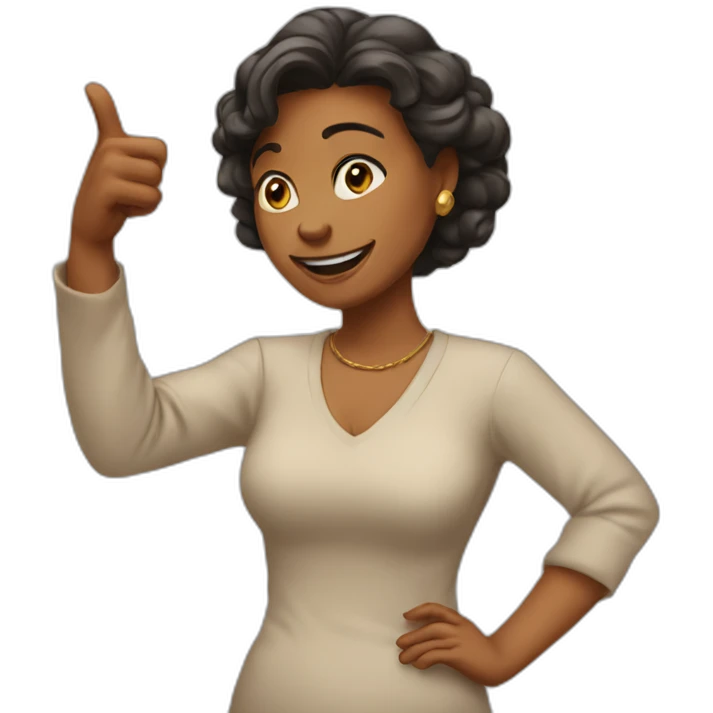 Woman Pointing at Cat Meme emoji