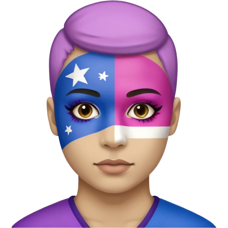 Bandera bisexual  emoji