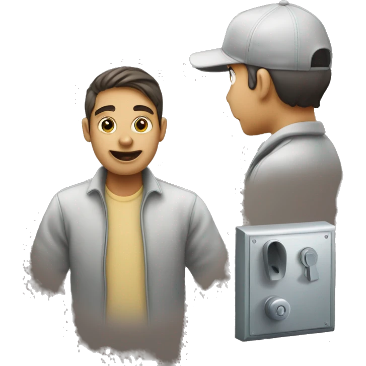 Person ringing doorbell emoji