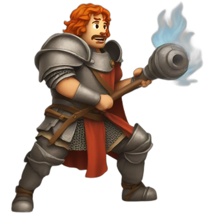 medieval firebreather emoji