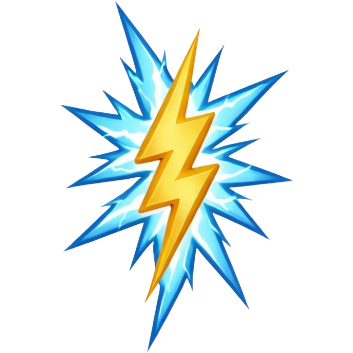 zeus's lightning emoji