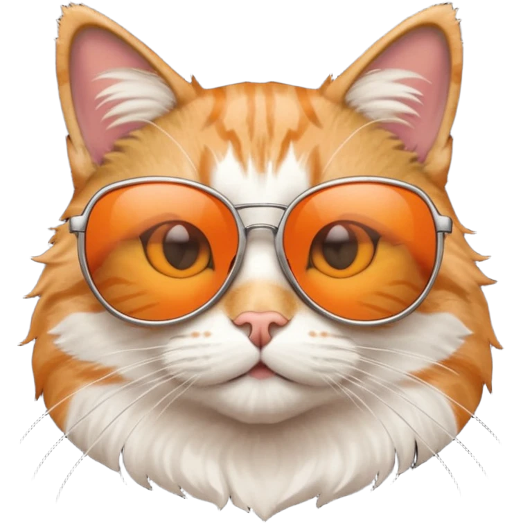 Cat wearing sunglasses emoji