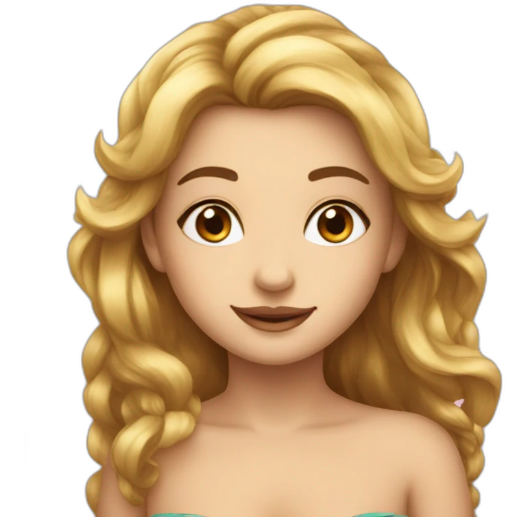 Fée sirène emoji