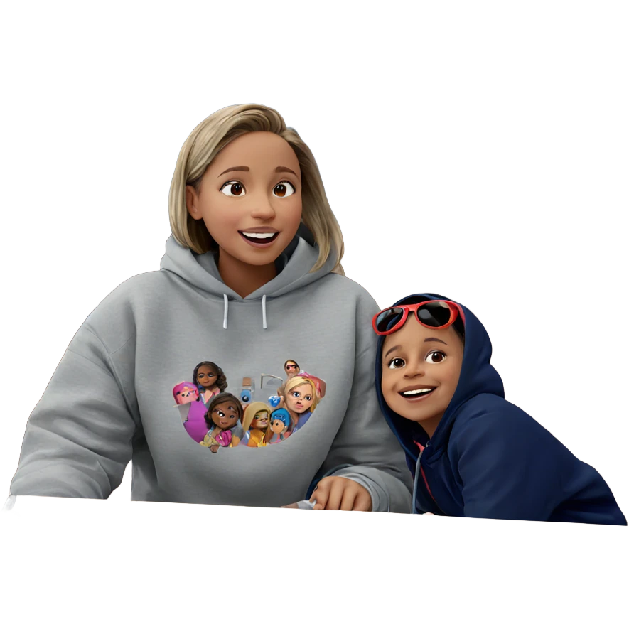 girls enjoying time together emoji