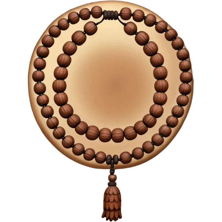 Prayer Beads Rudraksha emoji