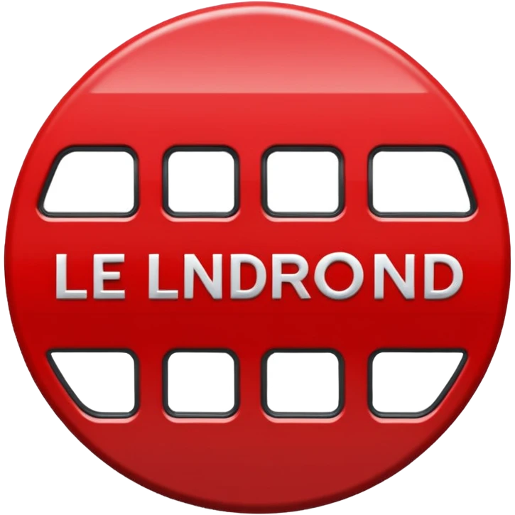 le mot "london" dans le logo du underground emoji