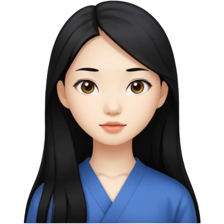 Asian girl emoji