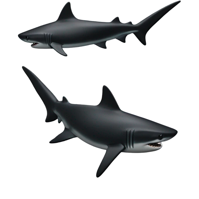 Black Shark with tv emoji