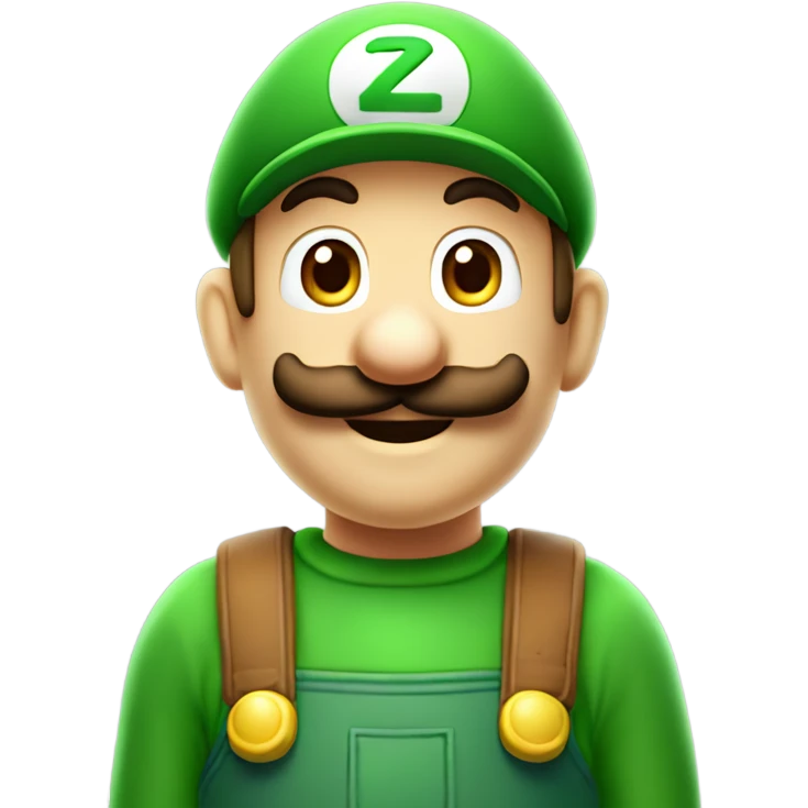 Super Luigi ￼ emoji