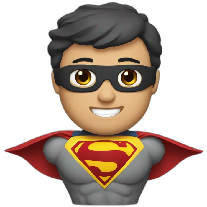 Tejas super man emoji