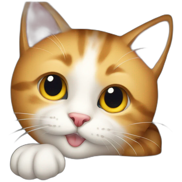 cat under box emoji