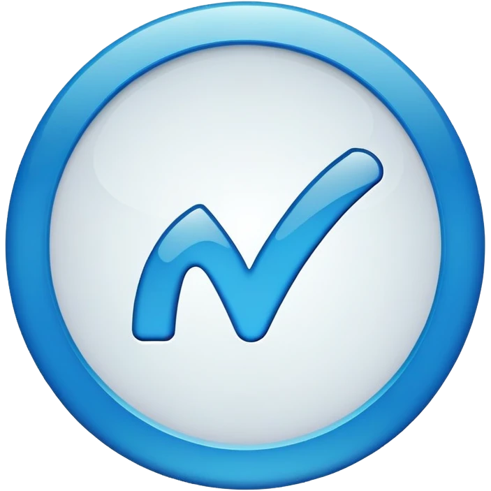 verified checkmark in a blue circle emoji