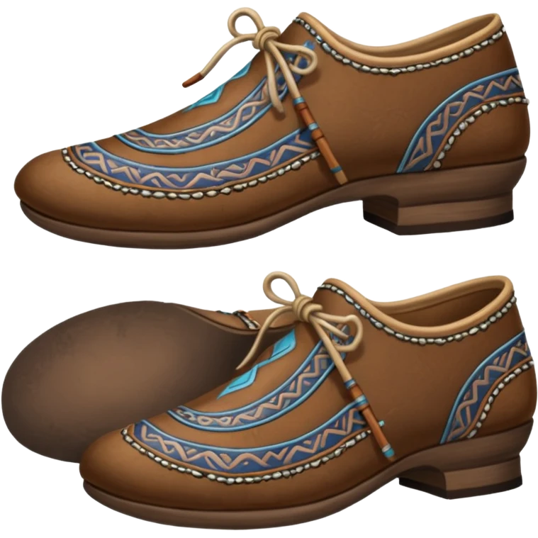 ancient mongolian shoes emoji