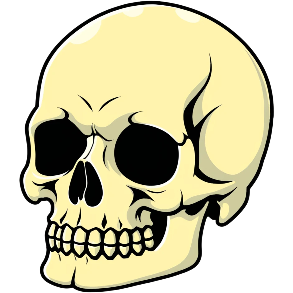 human skull emoji