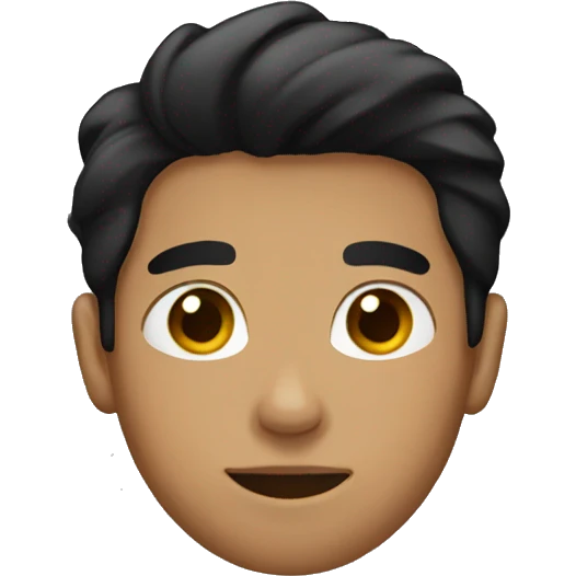 boy with black hair emoji