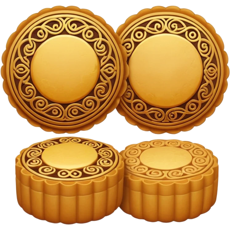 chinese moon cake emoji