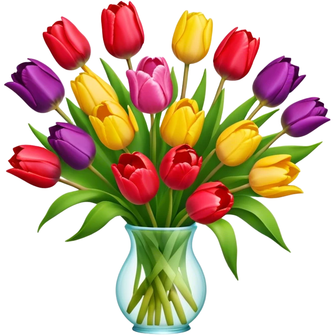 Tulips emoji