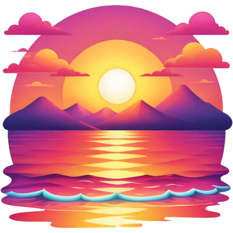 sunset emoji