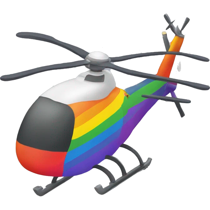 gay helicopter  emoji