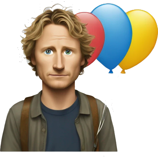 ben howard with balloon  emoji