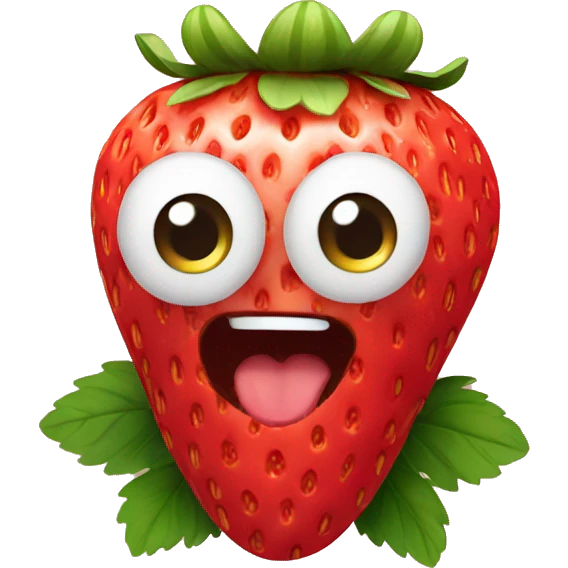 Strawberry emoji