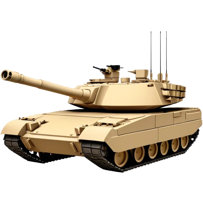M1 Abrams Tank (sand colour) emoji