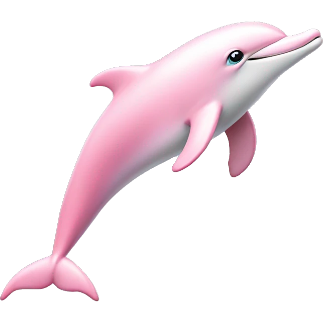 Pastel-pink-colors-dolphin emoji
