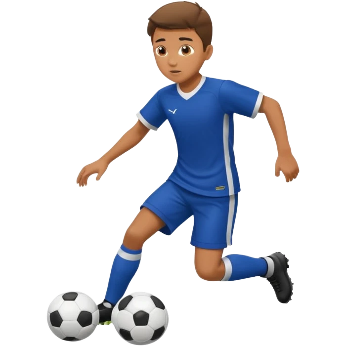 в кругу мальчик качает играет в футбол emoji