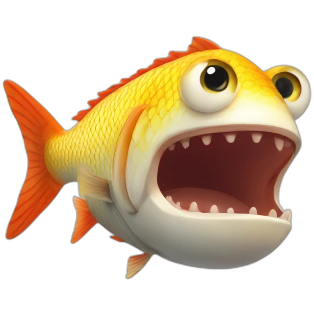 Selfie fish emoji