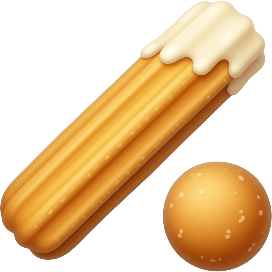 Churro y bolitas emoji