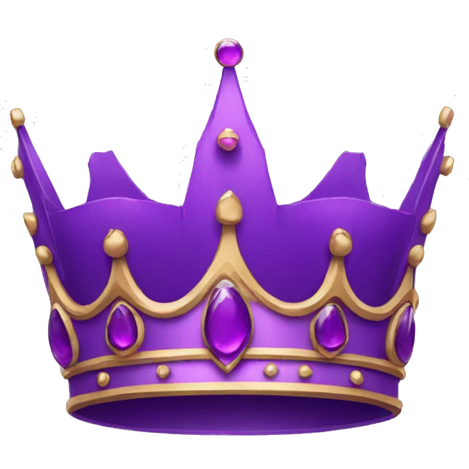 purple crown emoji