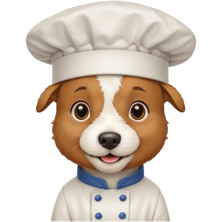 chef terrier dog emoji