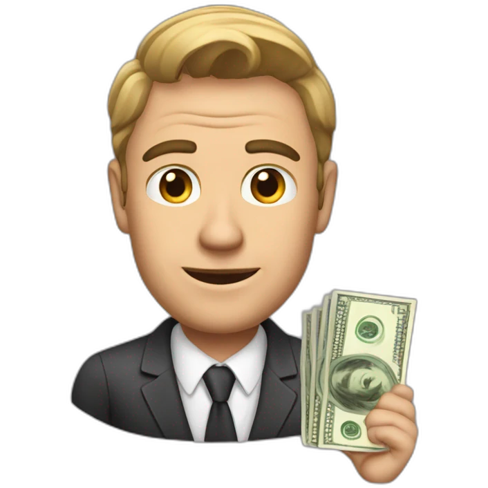 martin kesner with money emoji
