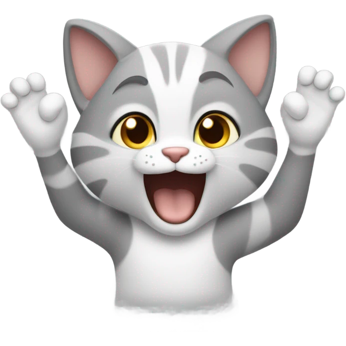 Cat clapping happy  emoji