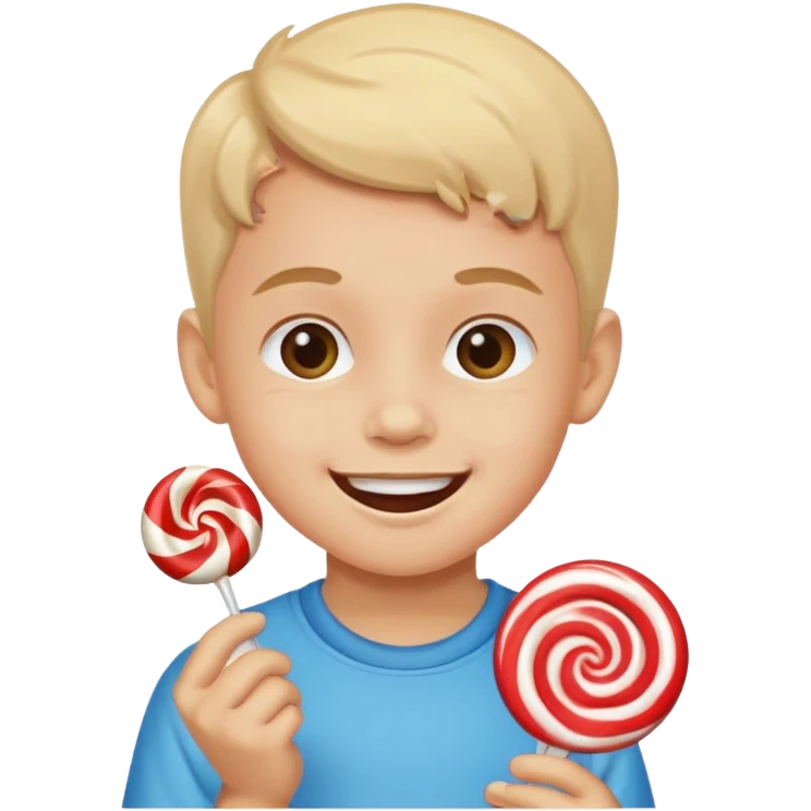 kid eating candy emoji